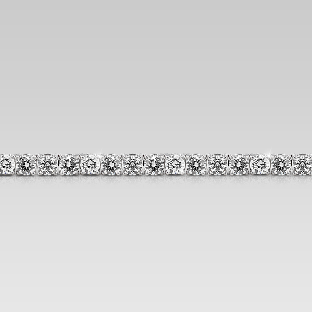 Tenis Necklace Petti • Corte round