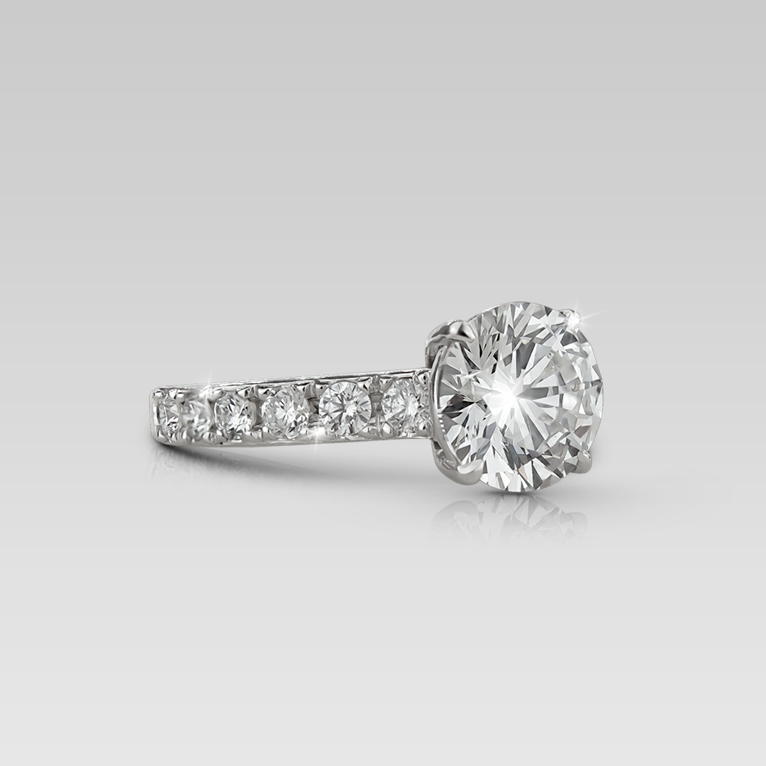 Anillo de Compromiso Eiffel • Round