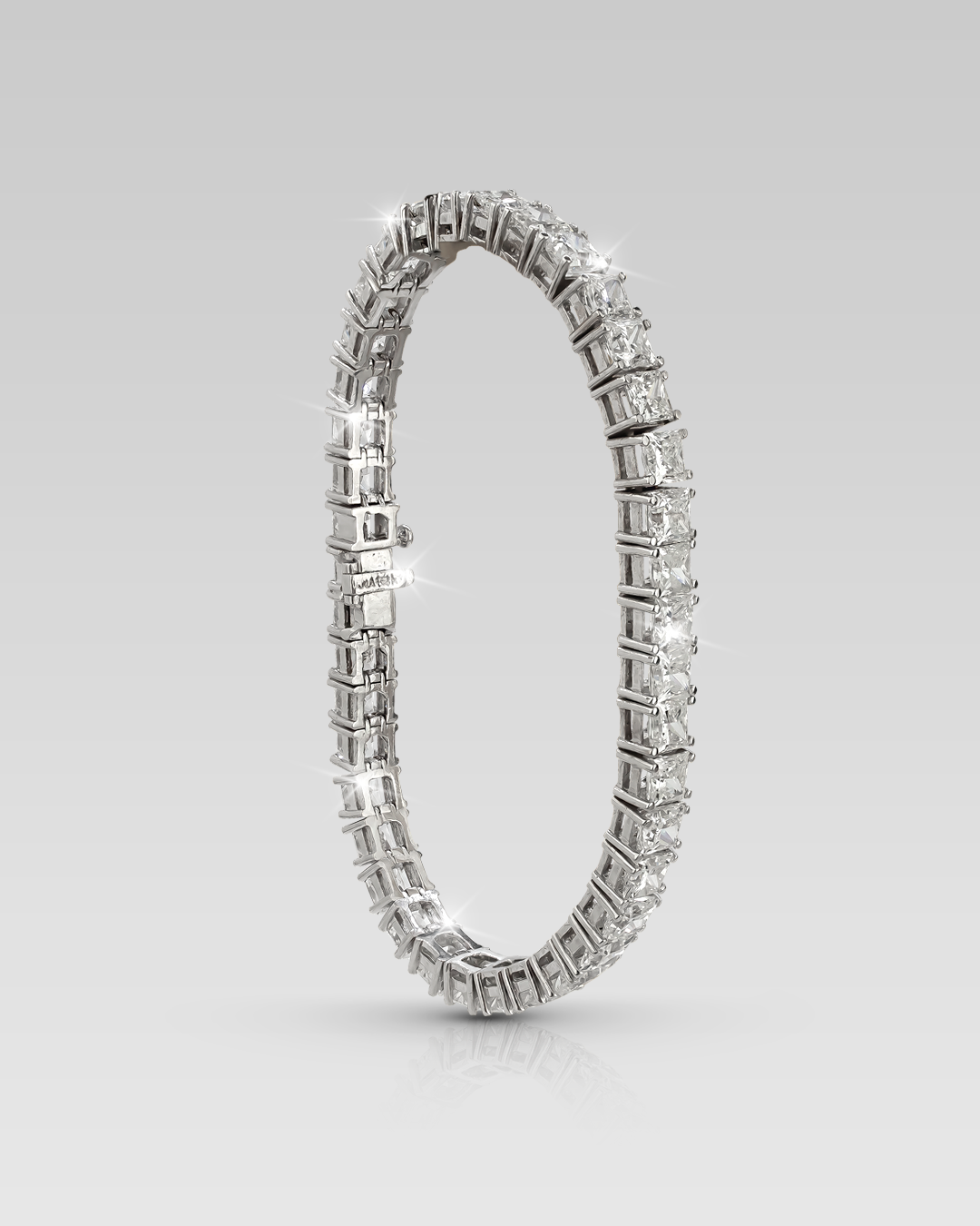 Tennis Bracelet • Corte princesa 40 Brillantes