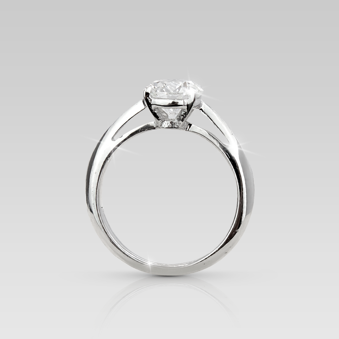 Anillo de Compromiso Solitario Especial • Round 1.09 carats