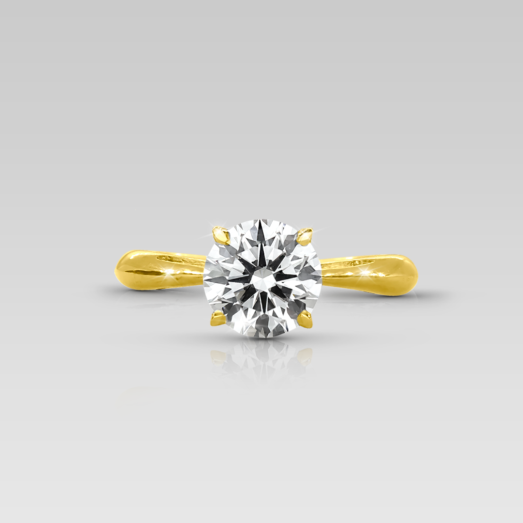 Anillo de Compromiso Solitario Especial • Round 1.09 carats