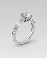 Anillo de Compromiso Eiffel • Round 1.10 Carats