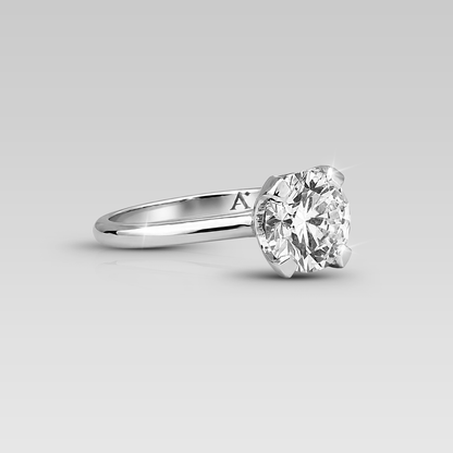 Anillo de Compromiso Solitario Adamant • Round