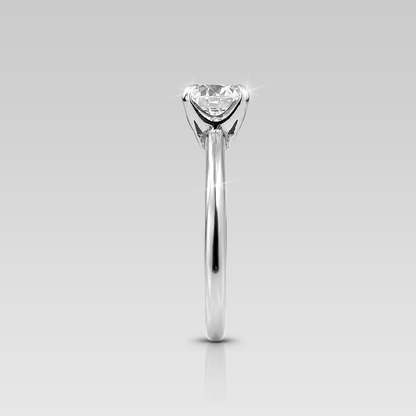 Anillo de Compromiso Solitario Adamant • Round