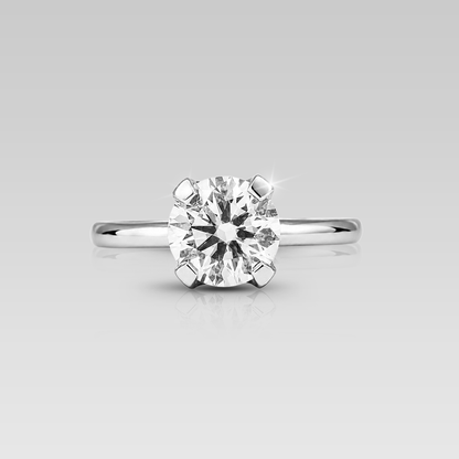 Anillo de Compromiso Solitario Adamant • Round