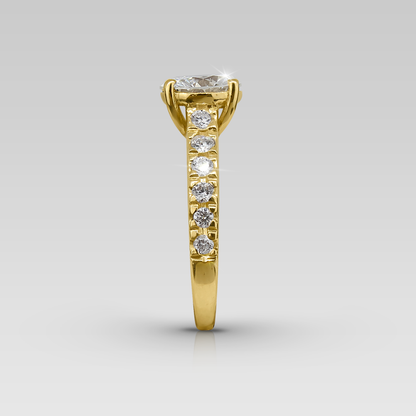 Anillo de Compromiso Eiffel • Round