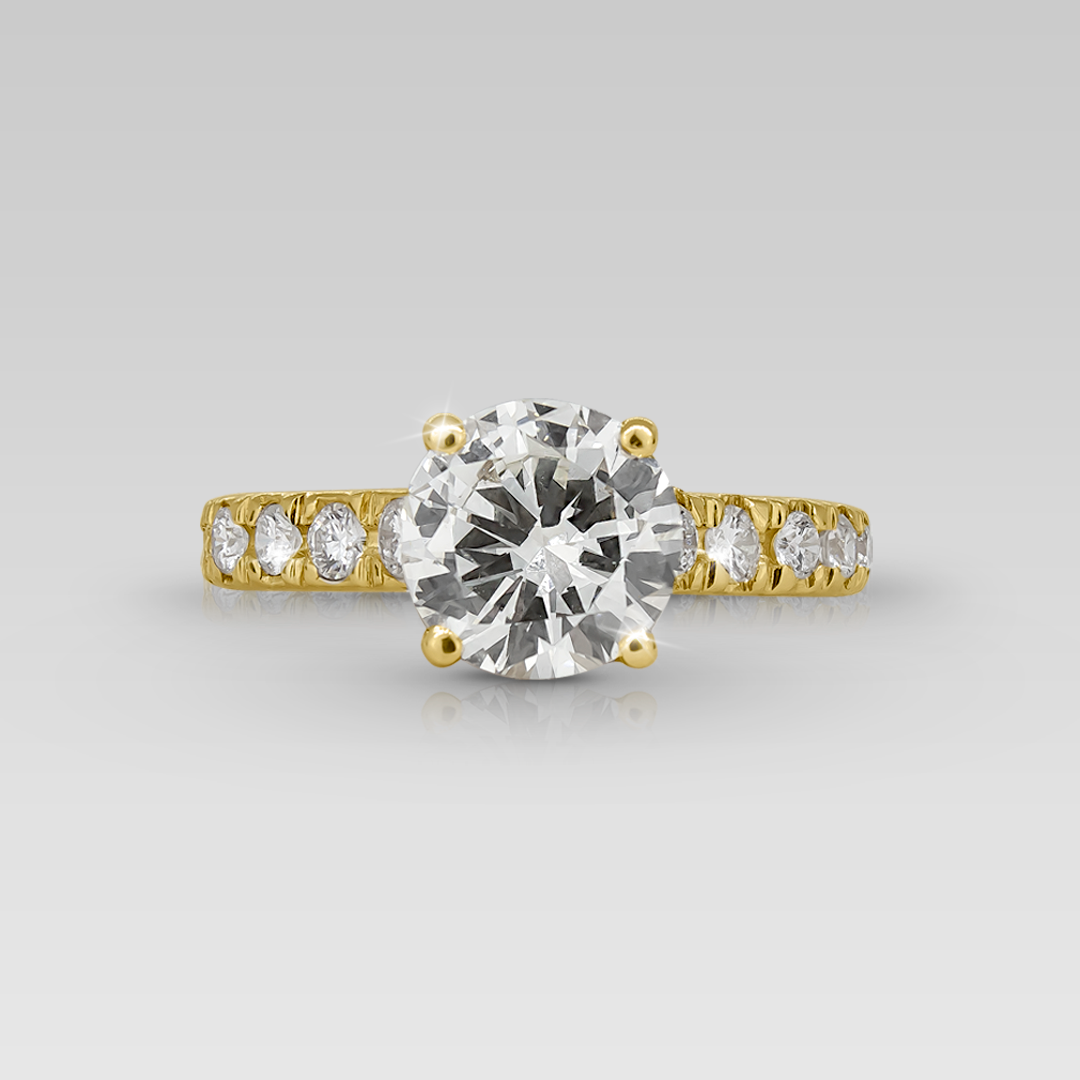 Anillo de Compromiso Eiffel • Round