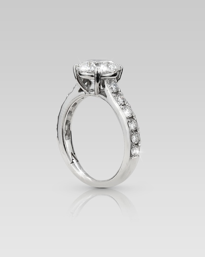 Anillo de Compromiso Eiffel • Round