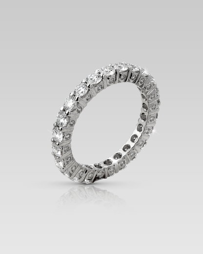 Banda Eternity Adamant • Corte Round 24 Brillantes