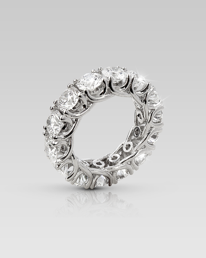 Banda Eternity Adamant • Corte Round 14 Brillantes