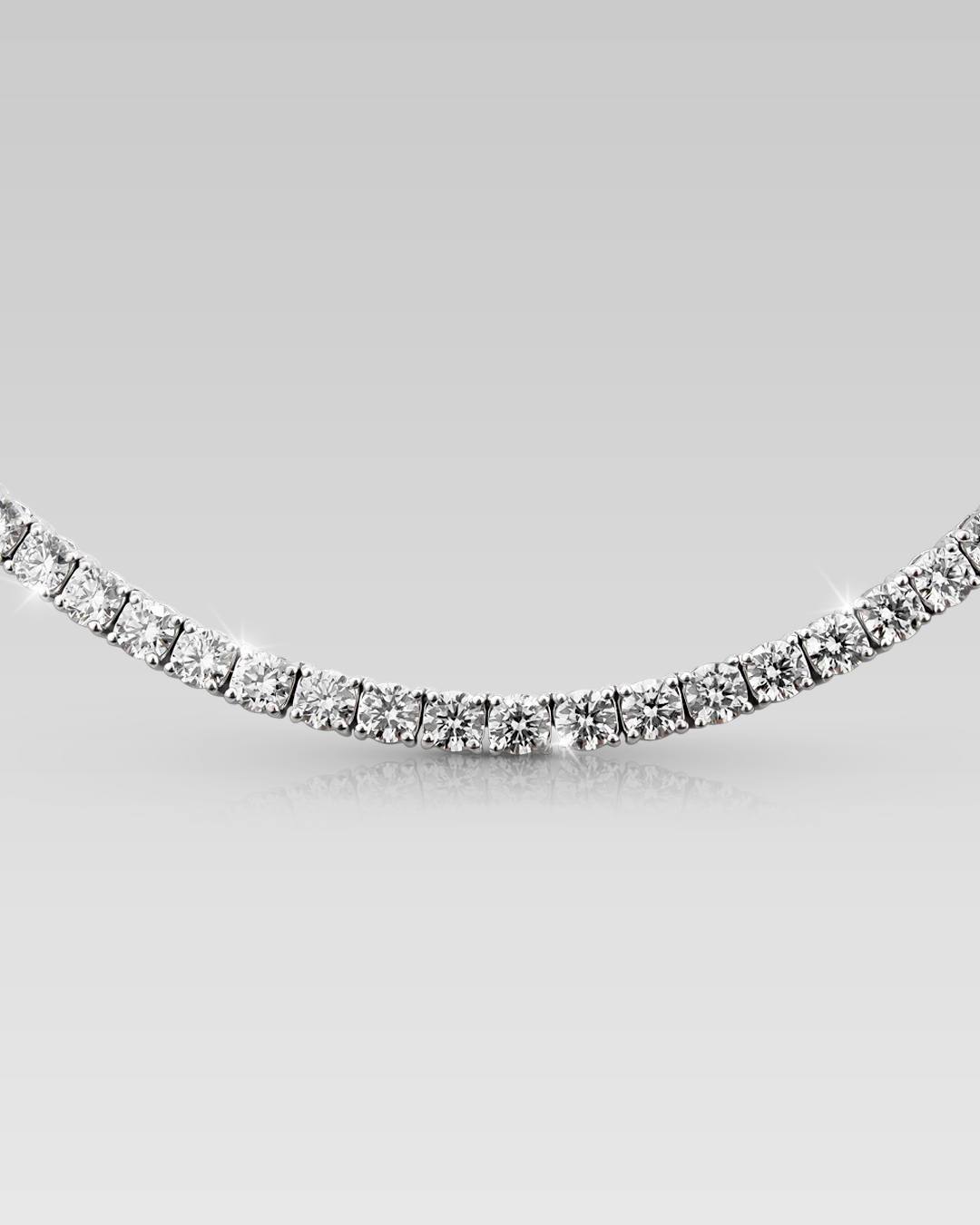 Tennis Necklace • Corte Round