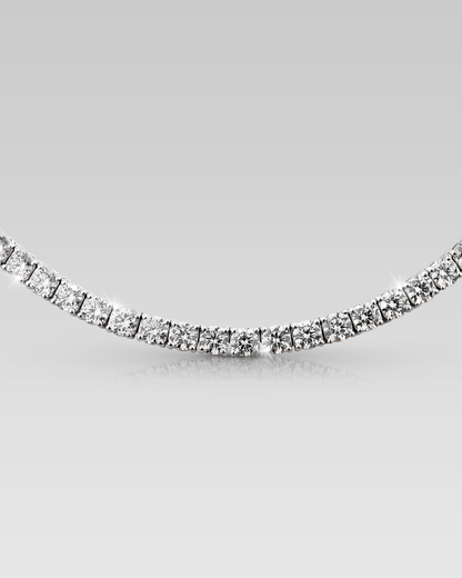 Tennis Necklace • Corte Round