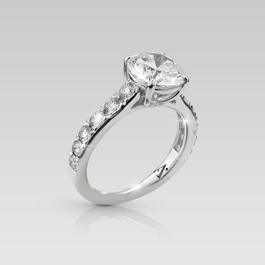 Anillo de Compromiso Eiffel • Round