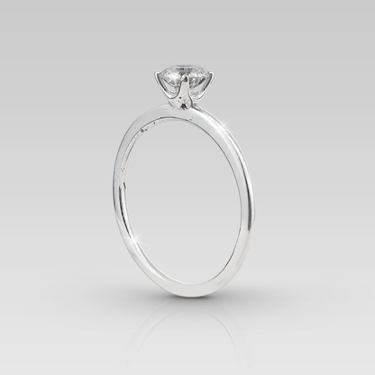 Anillo de Compromiso Solitario Adamant Petit • Round