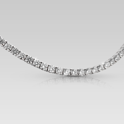 Tennis Necklace • Corte Round