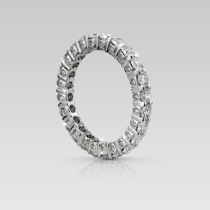 Banda Eternity Adamant • Corte Round 24 Brillantes