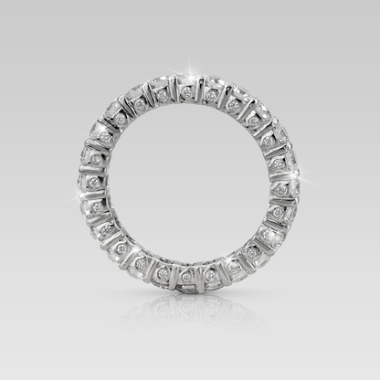 Banda Eternity Adamant • Corte Round 24 Brillantes