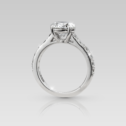 Anillo de Compromiso Eiffel • Round