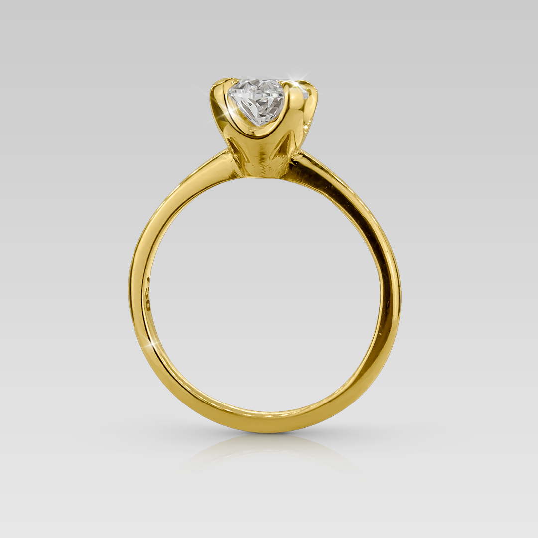 Anillo de Compromiso Solitario Adamant • Oval 2.20 Carats