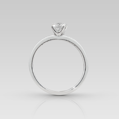 Anillo de Compromiso Solitario Adamant Petit • Round