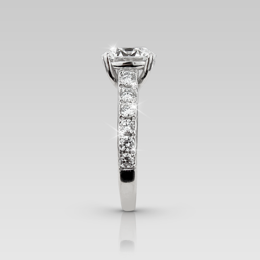 Anillo de Compromiso Eiffel • Round