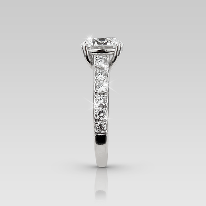 Anillo de Compromiso Eiffel • Round