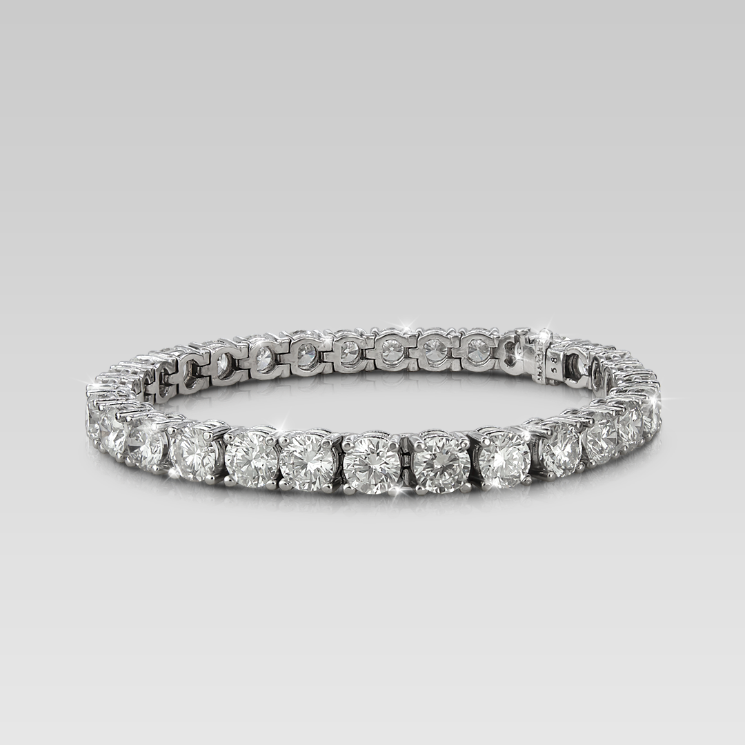 Tennis Bracelet • Corte round 30 Brillantes