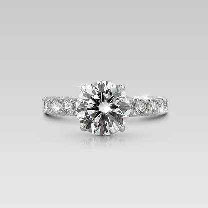 Anillo de Compromiso Eiffel • Round