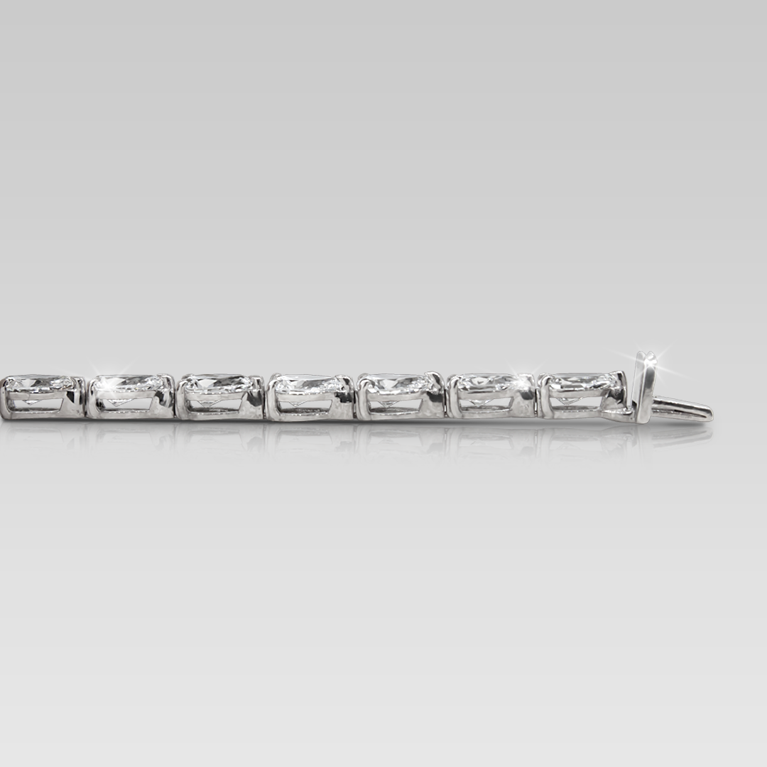 Tennis Bracelet • Corte Pear 25 Brillantes