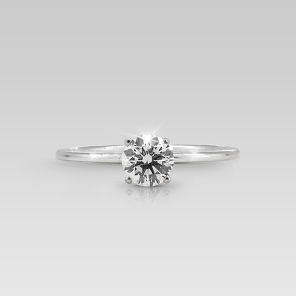 Anillo de Compromiso Solitario Adamant Petit • Round