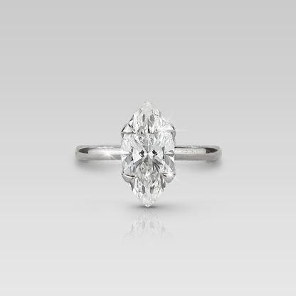 Anillo de Compromiso Solitario Adamant • Marquise