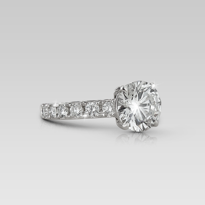 Anillo de Compromiso Eiffel • Round