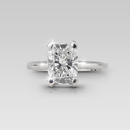 Anillo de Compromiso Solitario Adamant Cushion