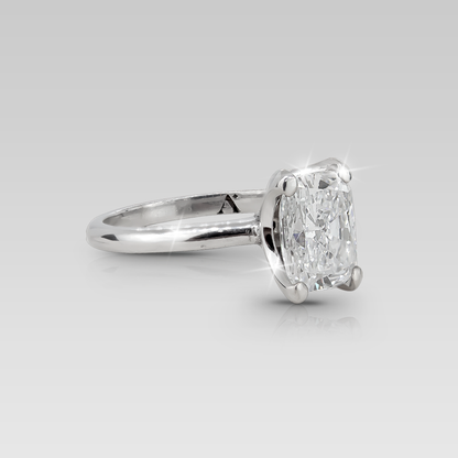 Anillo de Compromiso Solitario Adamant Cushion