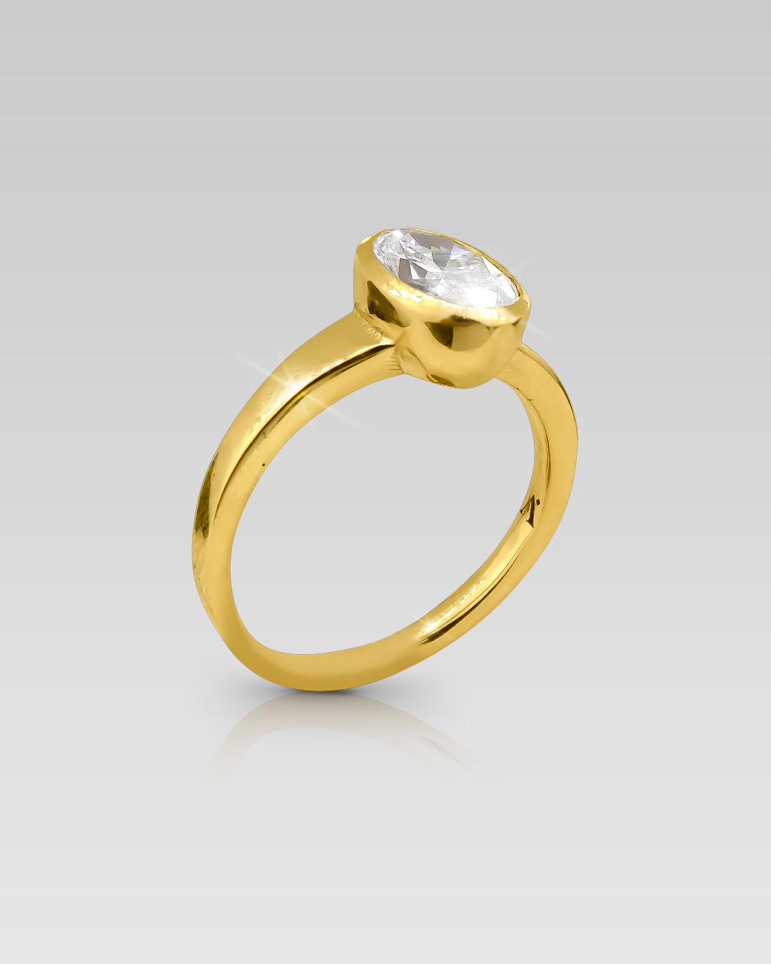 Anillo de Compromiso Anat • Oval