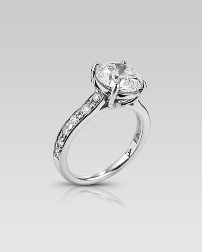Anillo de Compromiso Eiffel • Round