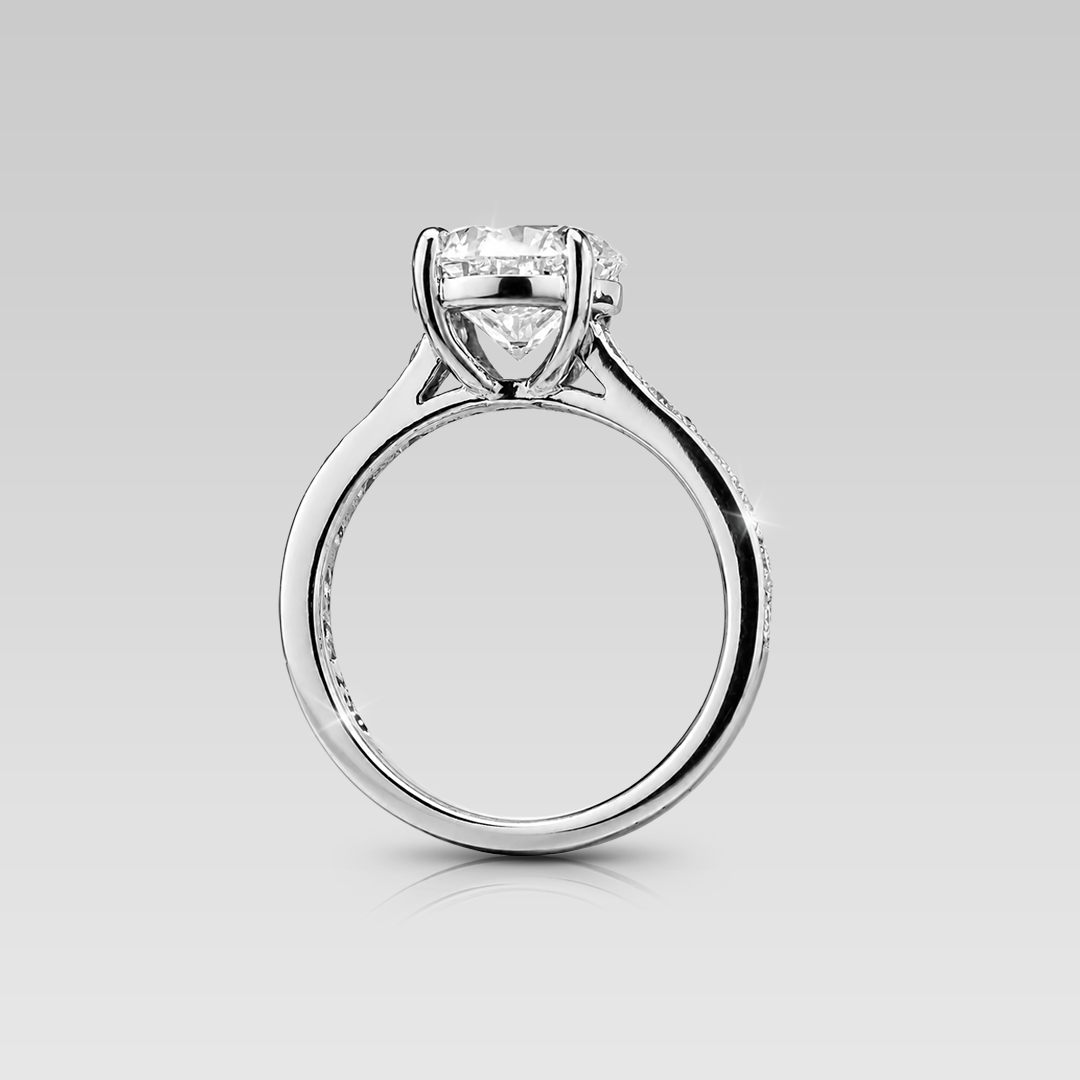 Anillo de Compromiso Eiffel • Round