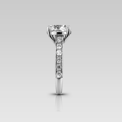 Anillo de Compromiso Eiffel • Round