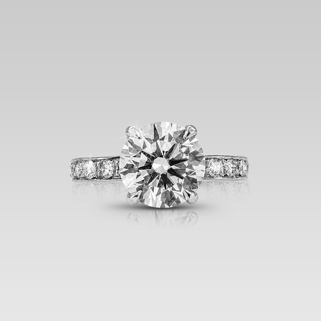 Anillo de Compromiso Eiffel • Round