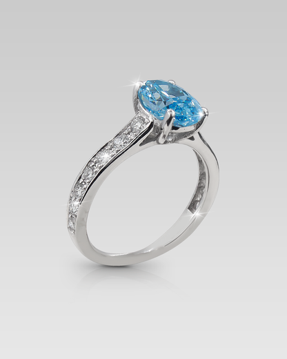 Anillo de Compromiso Eiffel Fancy