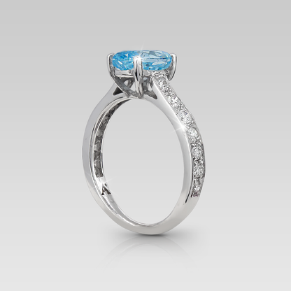 Anillo de Compromiso Eiffel Fancy