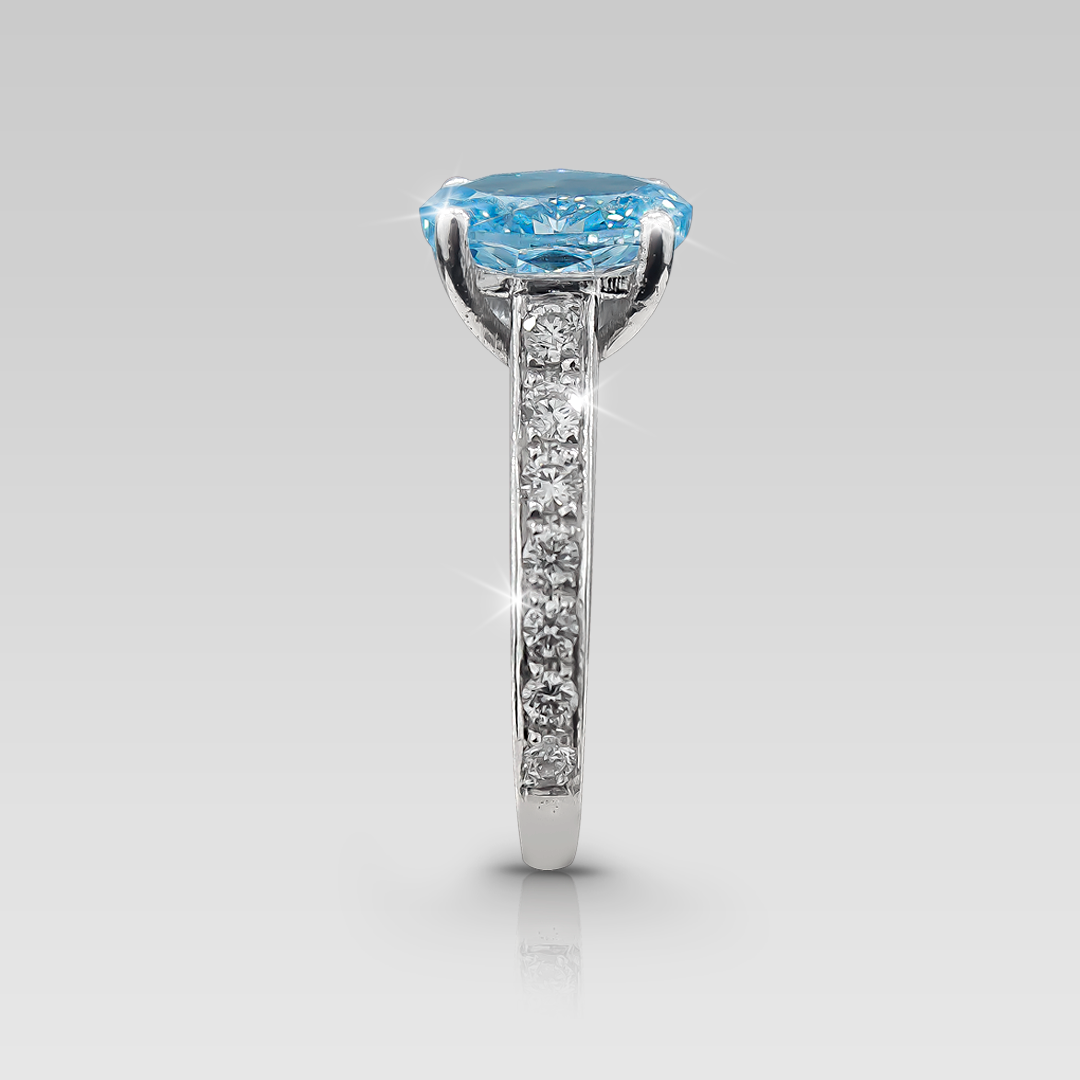 Anillo de Compromiso Eiffel Fancy