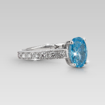 Anillo de Compromiso Eiffel Fancy