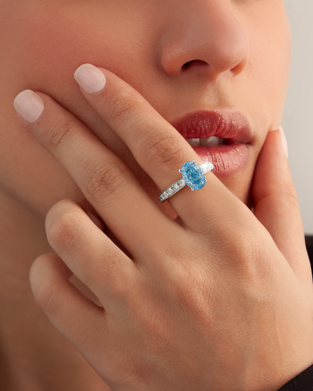 Anillo de Compromiso Eiffel Fancy