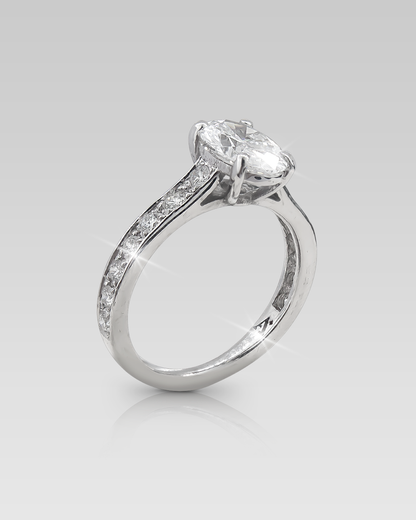 Anillo de Compromiso Eiffel • Oval