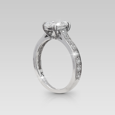 Anillo de Compromiso Eiffel • Oval