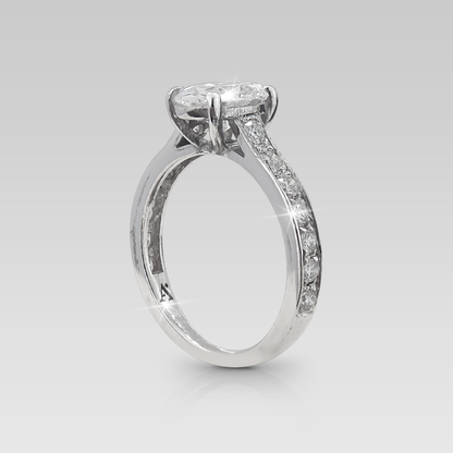 Anillo de Compromiso Eiffel • Oval