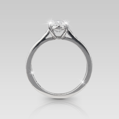 Anillo de Compromiso Eiffel • Oval