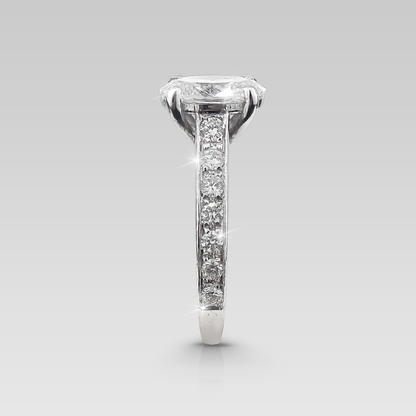 Anillo de Compromiso Eiffel • Oval