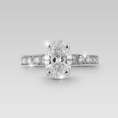 Anillo de Compromiso Eiffel • Oval